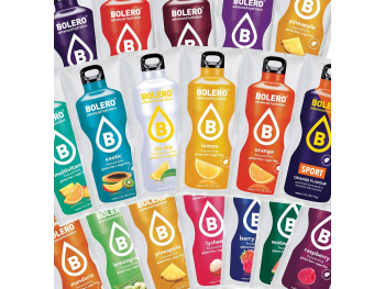 boléro boissons sans sucre à diluer plusieurs saveurs