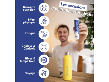 Hydratis, améliore l'hydratation