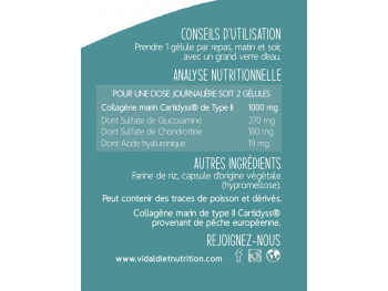 Collagène Marin type 2 Vidal Diet Nutrition