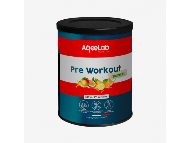 Pre Workout Aqeelab saveur Tropical