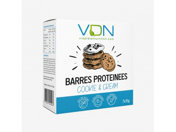 Barres protéinées Cookie & Cream VDN