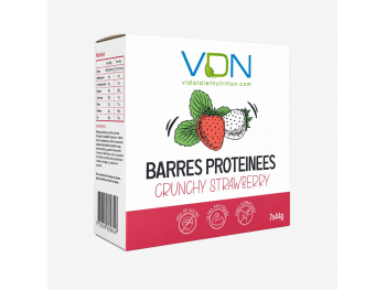 Barres protéinées Fraise VDN