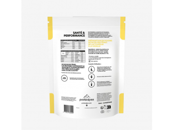 Whey proteine sans sucres ajoutés vanille protéAlpes