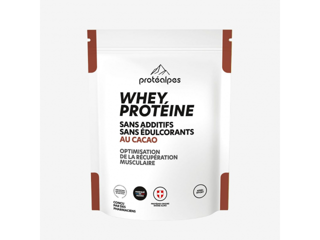 Native Whey proteine chocolat ProteAlpes