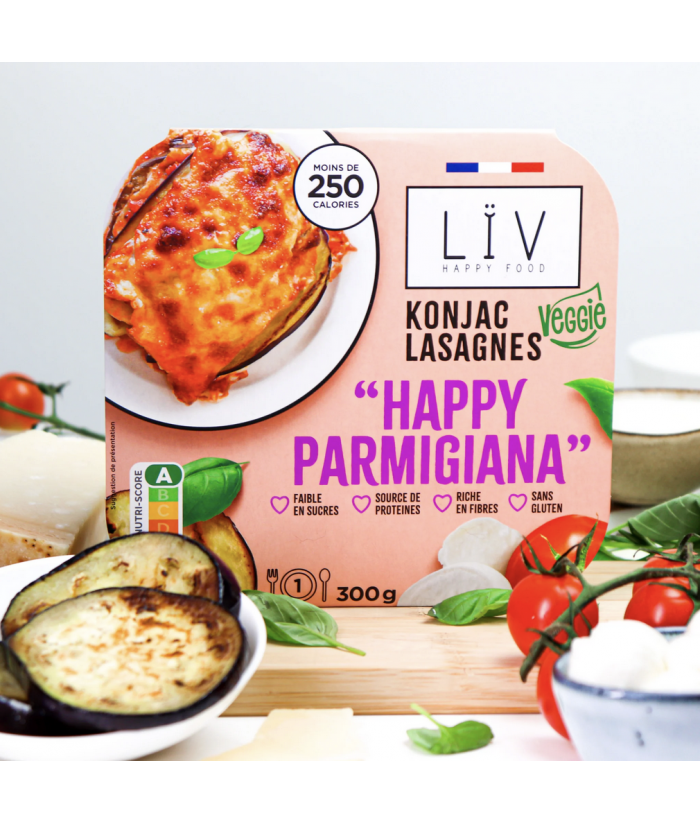 Plat konjac Happy Parmigiana 300g - Lïv Happy Food