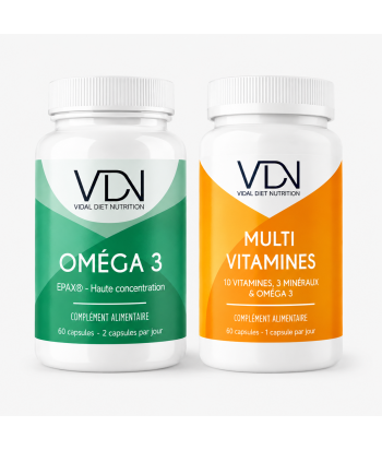 PACK VITALITÉ – Multivitamines + Oméga-3 EPA/DHA – VDN