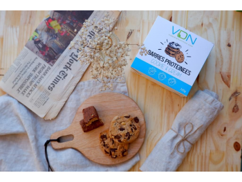 barre protéinée saveur cookie cream vdn