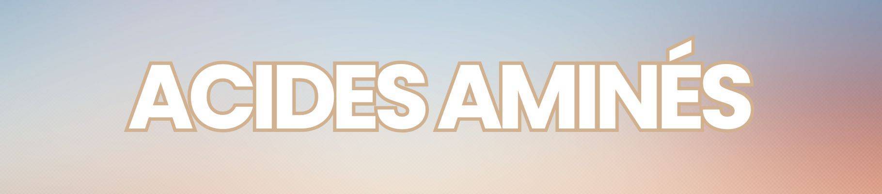 Acides aminés